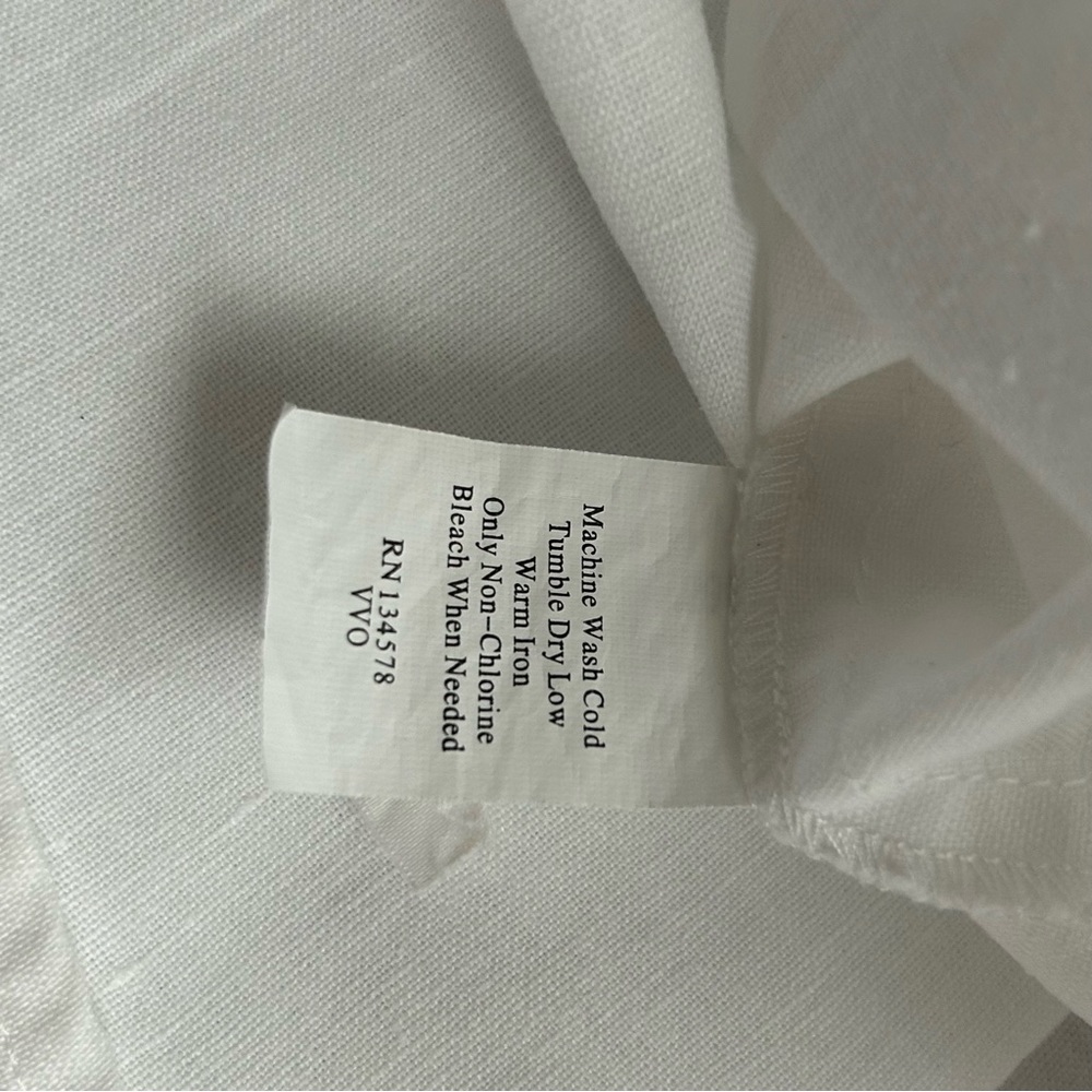 Vineyard Vines Lucaya 3/4 Sleeve Linen Blend Tunic - Picture 6 of 8